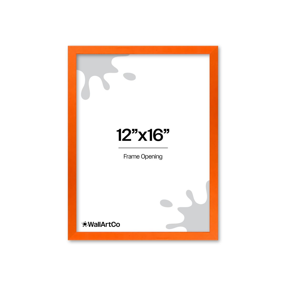 The Attention Grabber Orange Picture Frame