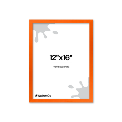 The Attention Grabber Orange Picture Frame
