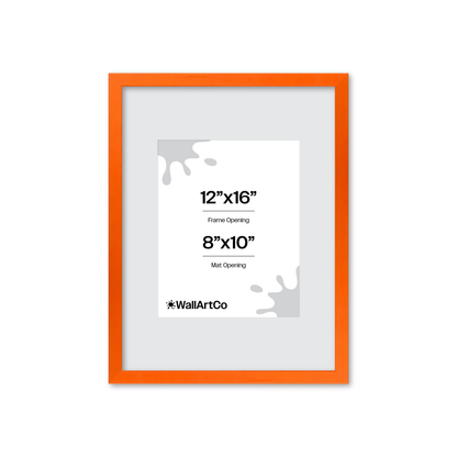 The Attention Grabber Orange Picture Frame
