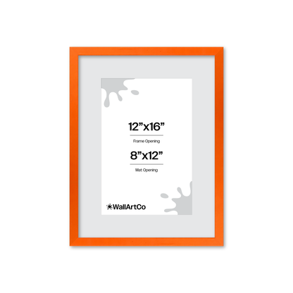 The Attention Grabber Orange Picture Frame