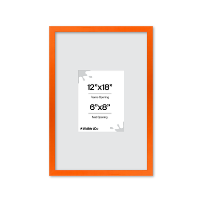 The Attention Grabber Orange Picture Frame