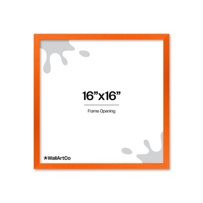 The Attention Grabber Orange Picture Frame