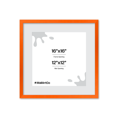 The Attention Grabber Orange Picture Frame