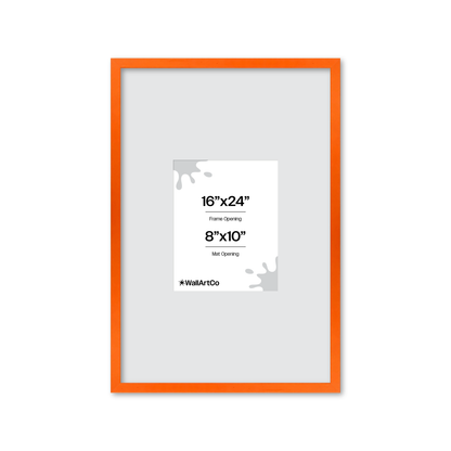 The Attention Grabber Orange Picture Frame