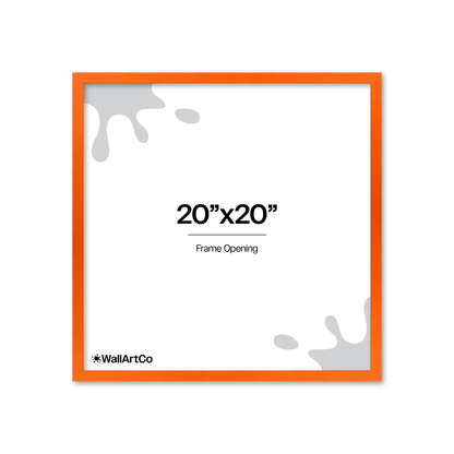 The Attention Grabber Orange Picture Frame