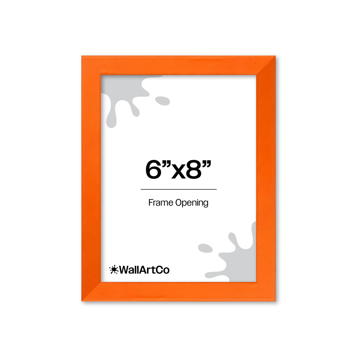 The Attention Grabber Orange Picture Frame