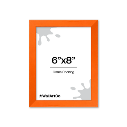 The Attention Grabber Orange Picture Frame