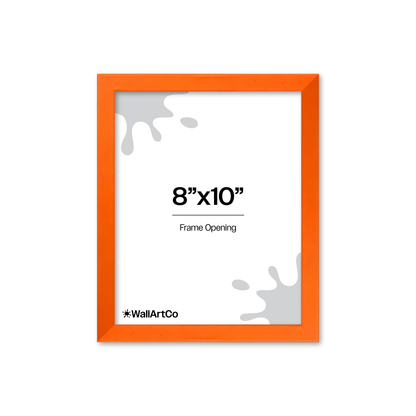 The Attention Grabber Orange Picture Frame
