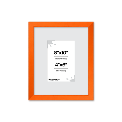 The Attention Grabber Orange Picture Frame