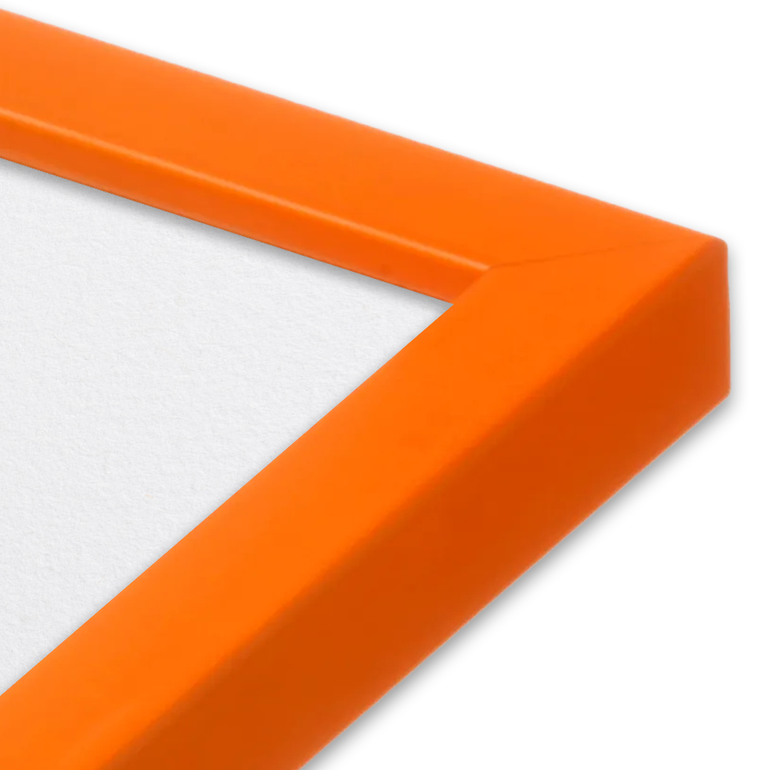 The Attention Grabber Orange Picture Frame