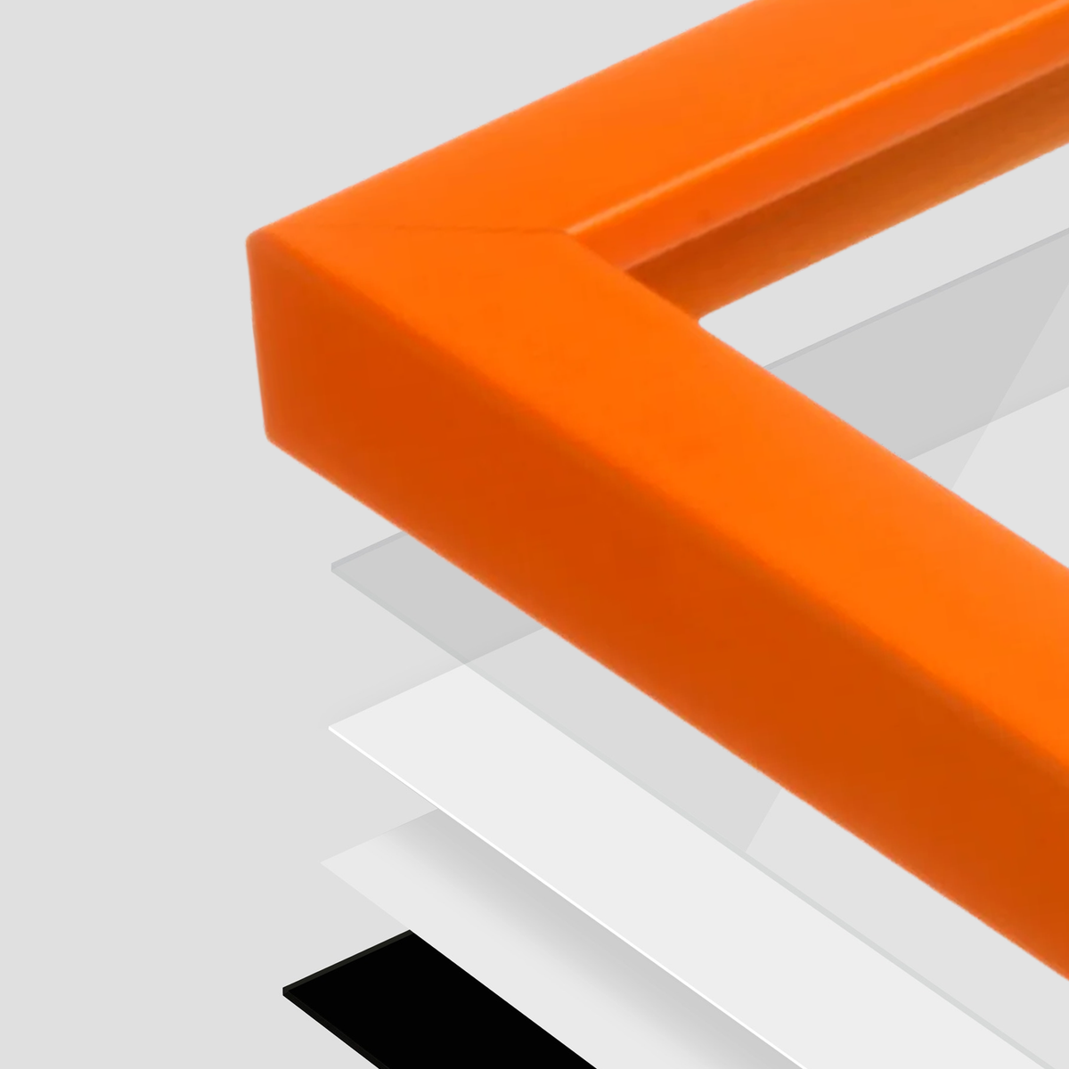 The Attention Grabber Orange Picture Frame