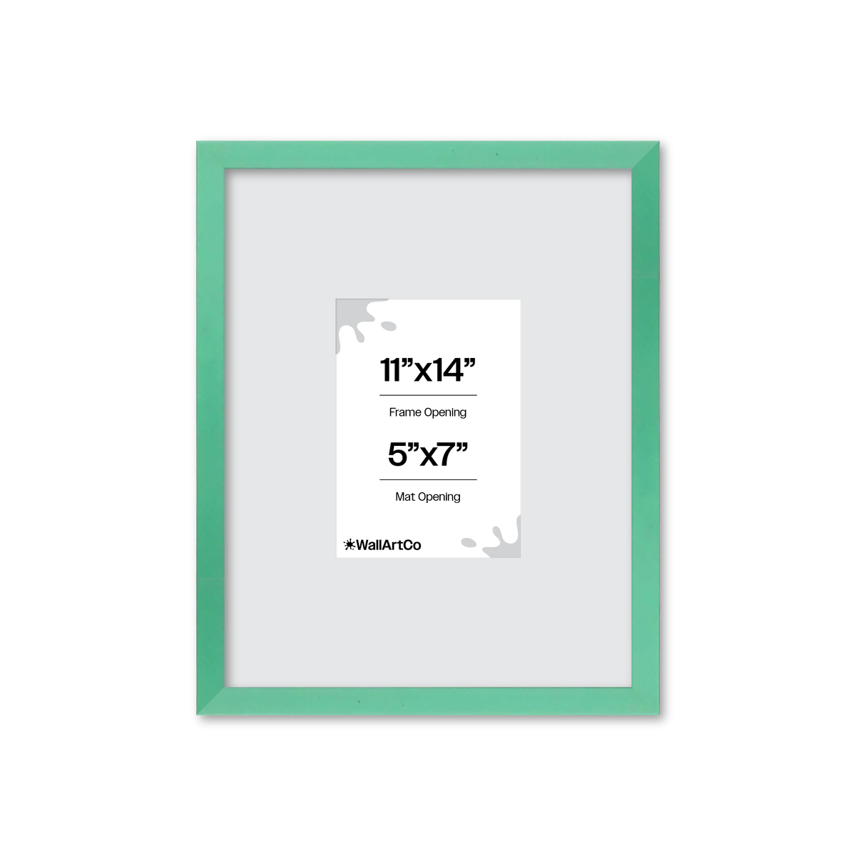 The Attention Grabber Light Green Picture Frame