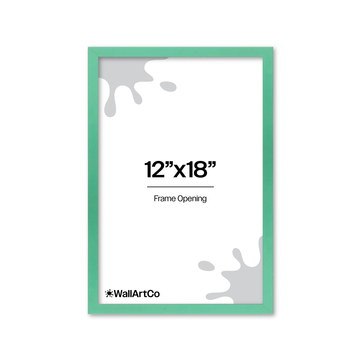 The Attention Grabber Light Green Picture Frame