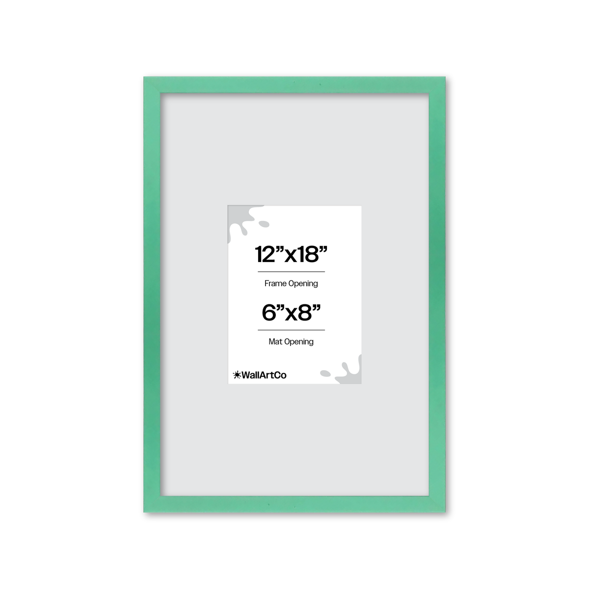 The Attention Grabber Light Green Picture Frame