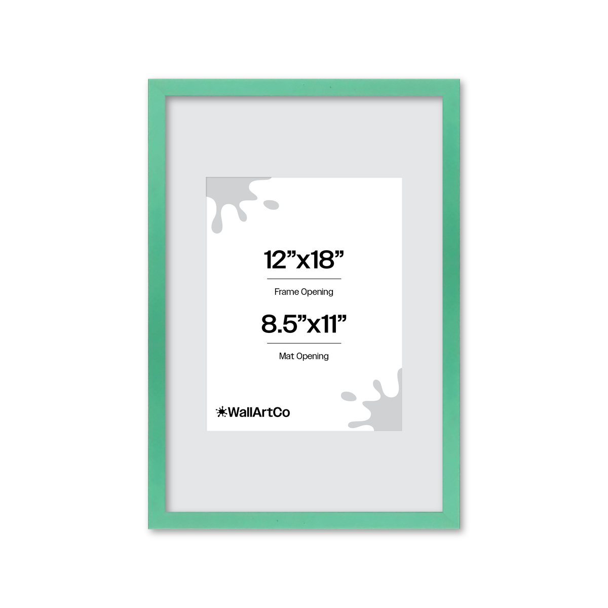 The Attention Grabber Light Green Picture Frame
