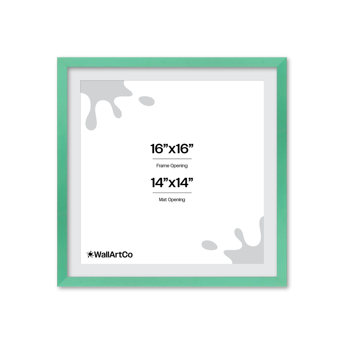 The Attention Grabber Light Green Picture Frame