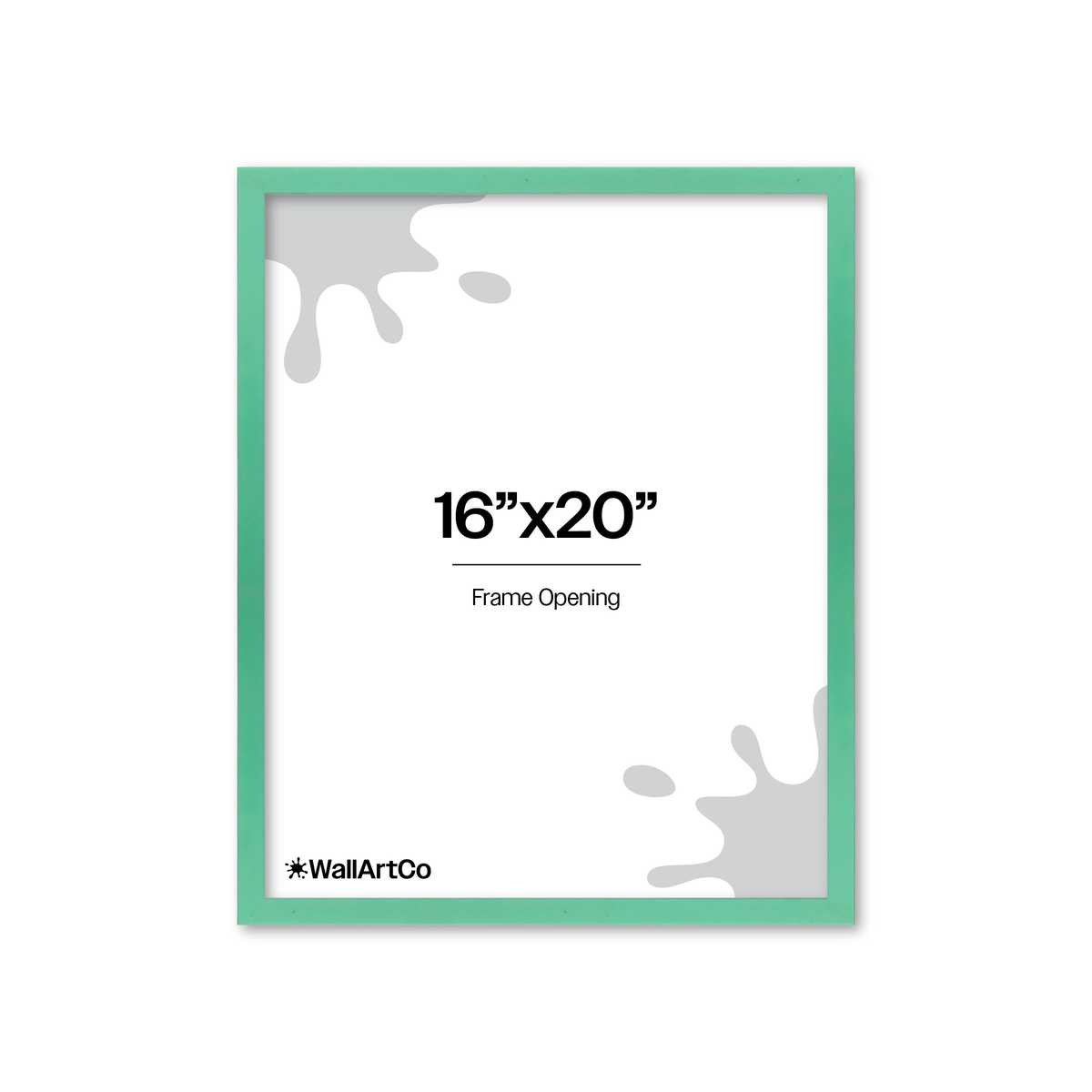 The Attention Grabber Light Green Picture Frame
