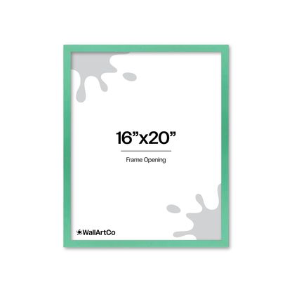 The Attention Grabber Light Green Picture Frame