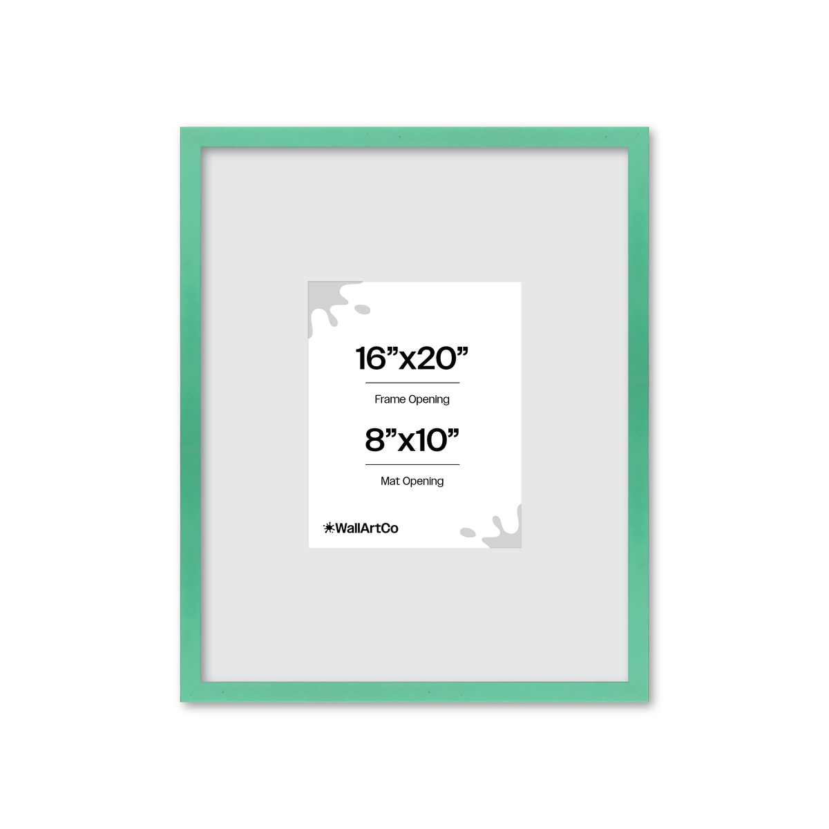 The Attention Grabber Light Green Picture Frame