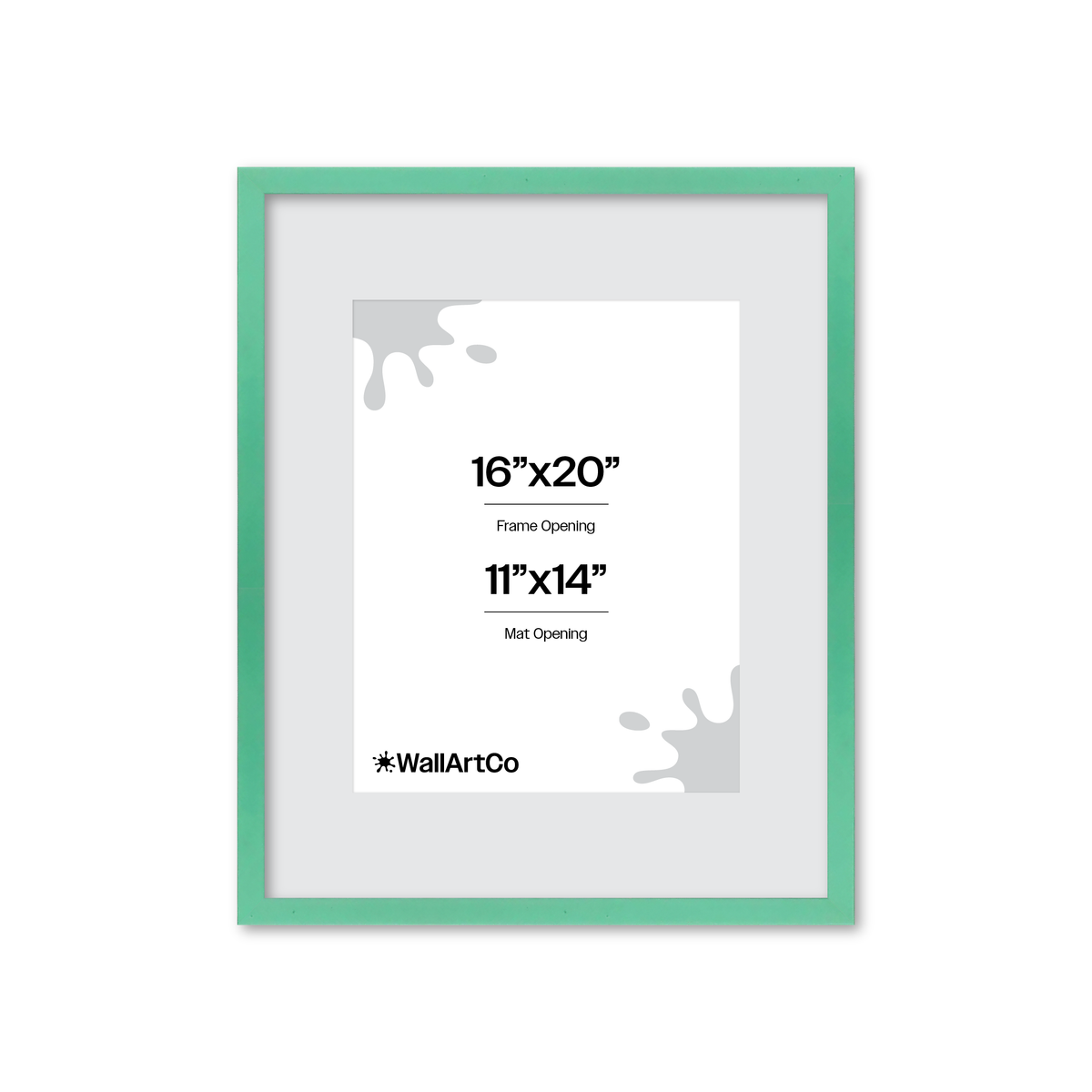 The Attention Grabber Light Green Picture Frame