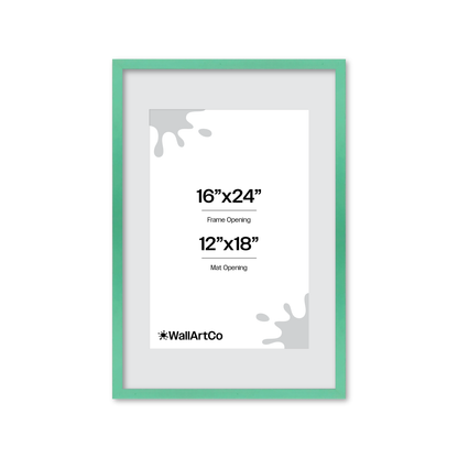 The Attention Grabber Light Green Picture Frame