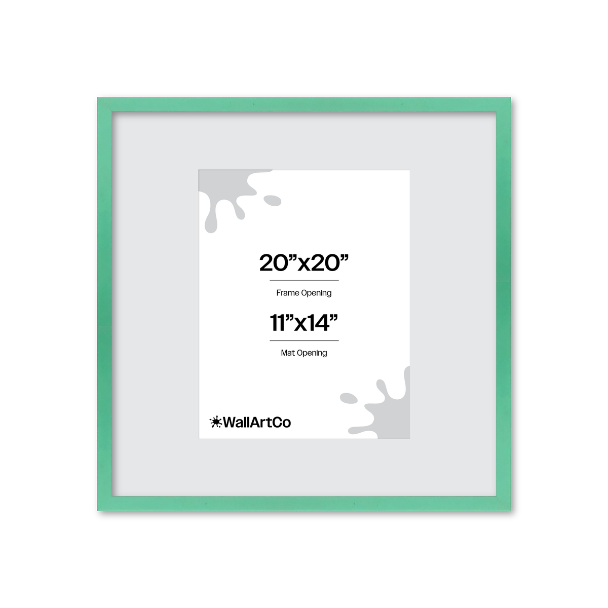 The Attention Grabber Light Green Picture Frame