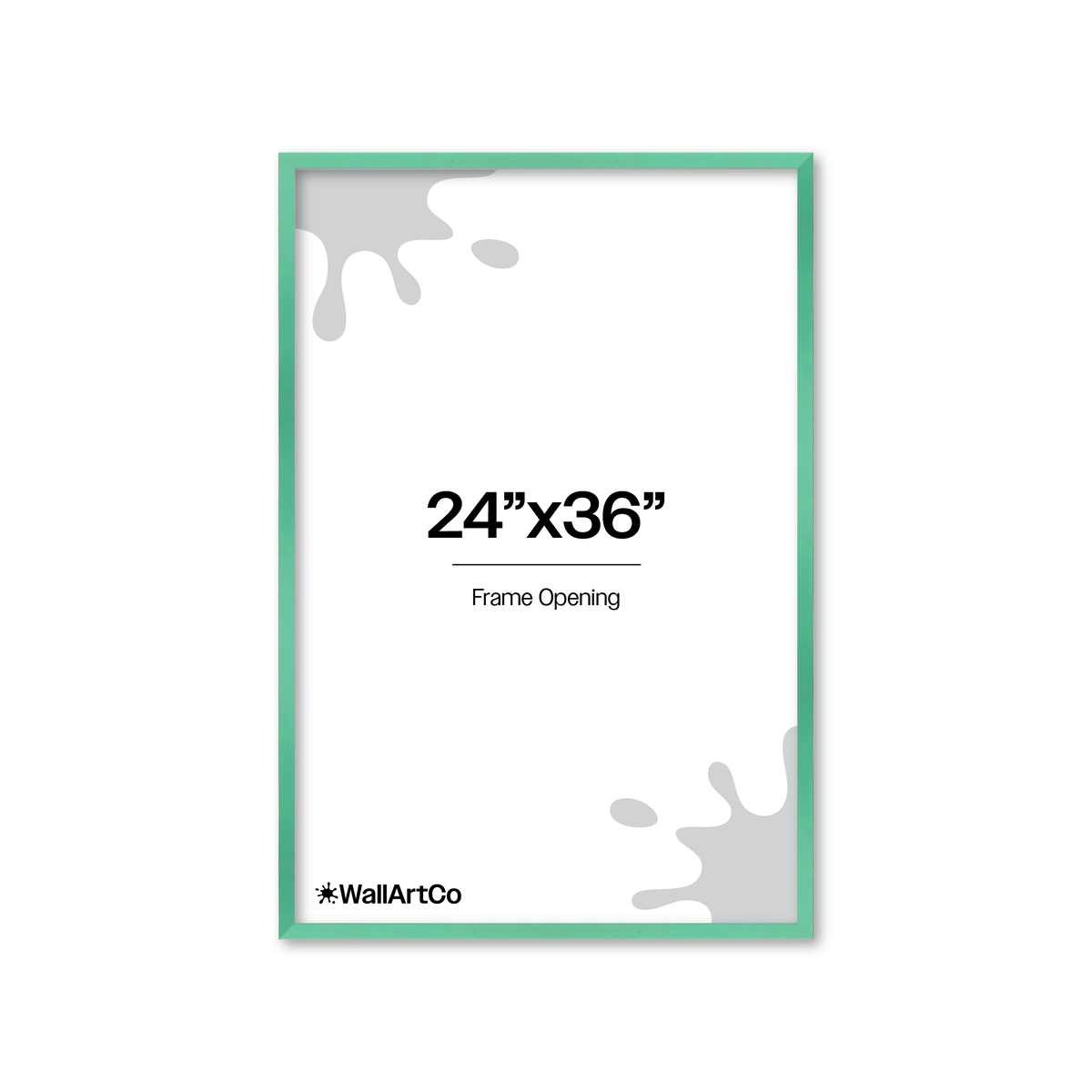 The Attention Grabber Light Green Picture Frame