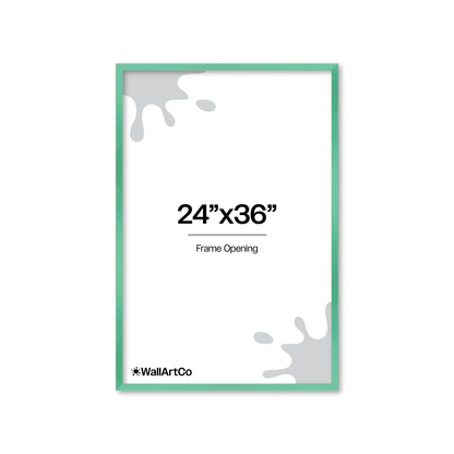 The Attention Grabber Light Green Picture Frame