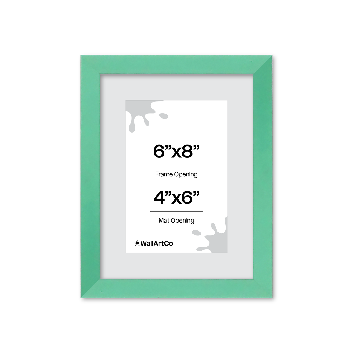 The Attention Grabber Light Green Picture Frame