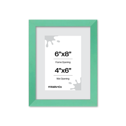 The Attention Grabber Light Green Picture Frame