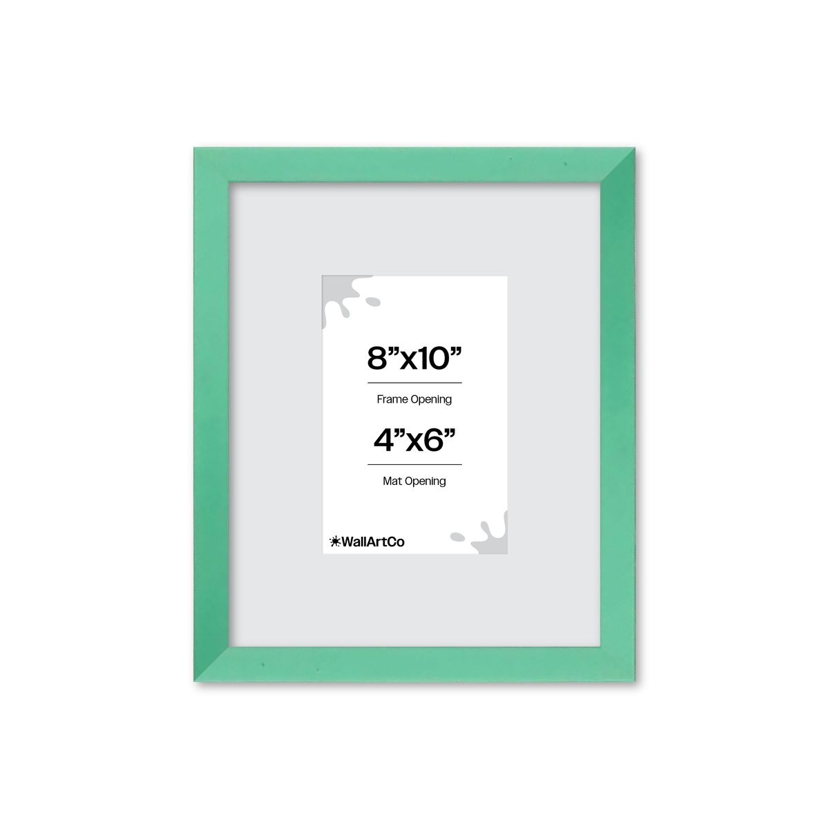 The Attention Grabber Light Green Picture Frame
