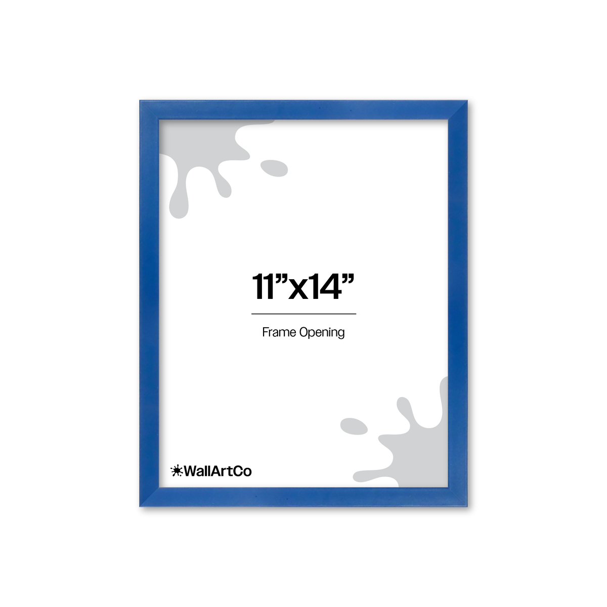 The Attention Grabber Blue Picture Frame