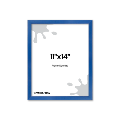 The Attention Grabber Blue Picture Frame