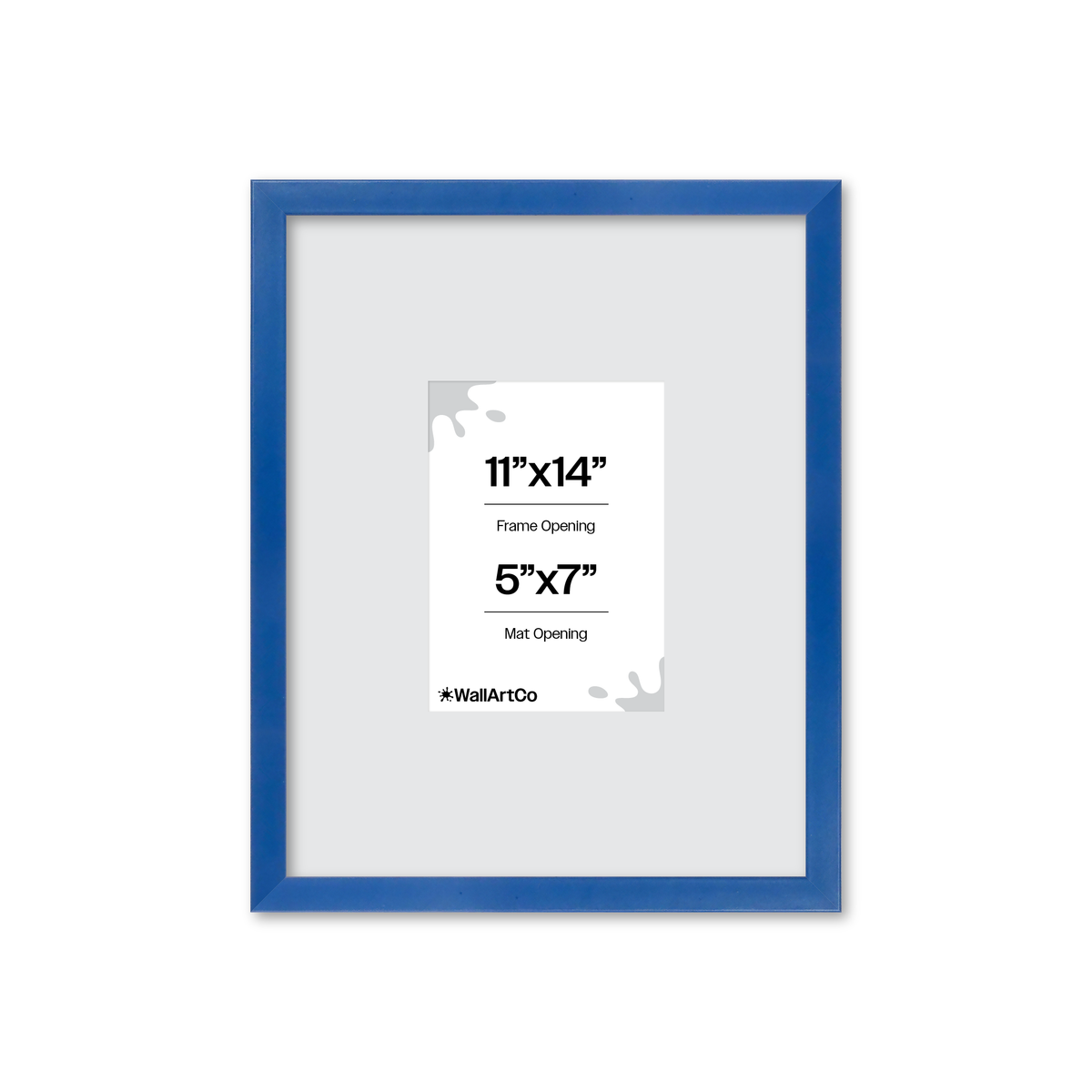 The Attention Grabber Blue Picture Frame