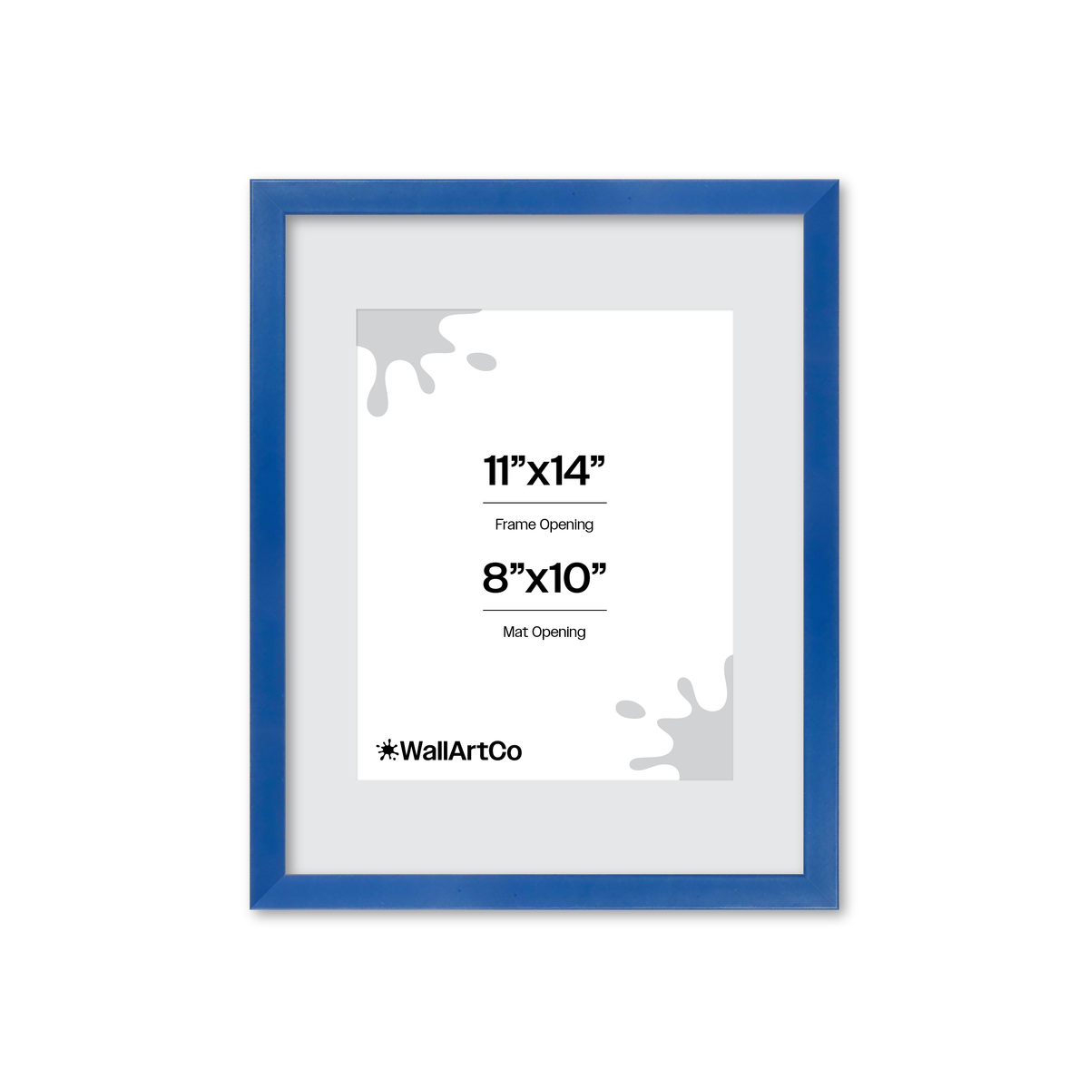 The Attention Grabber Blue Picture Frame