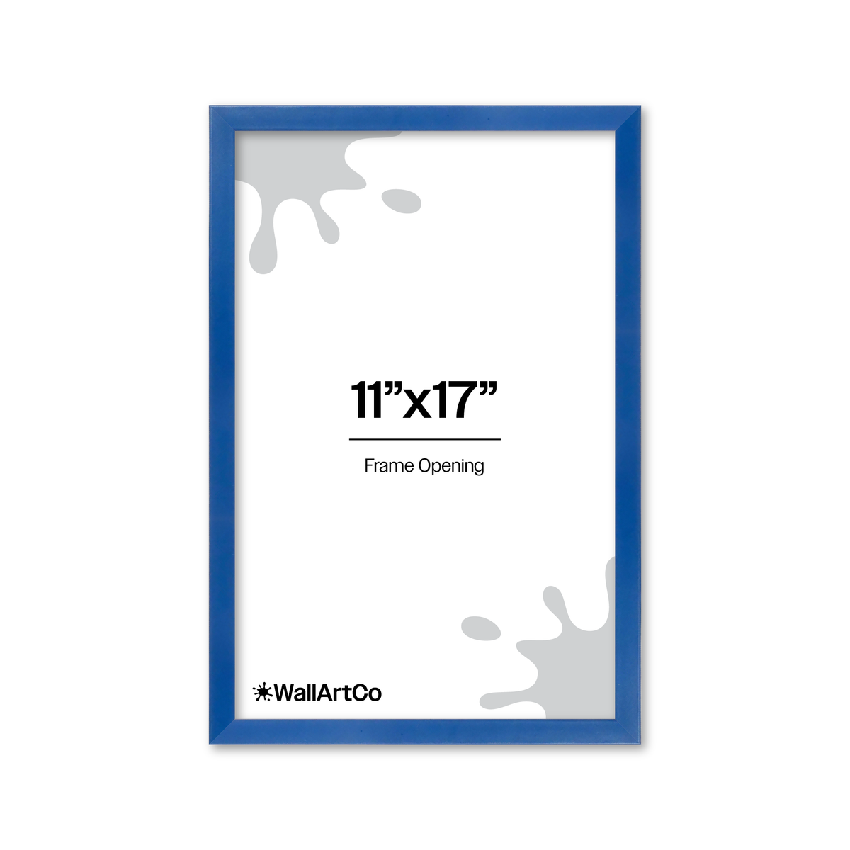 The Attention Grabber Blue Picture Frame