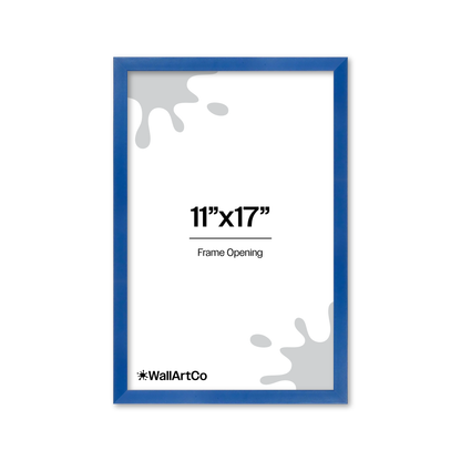 The Attention Grabber Blue Picture Frame