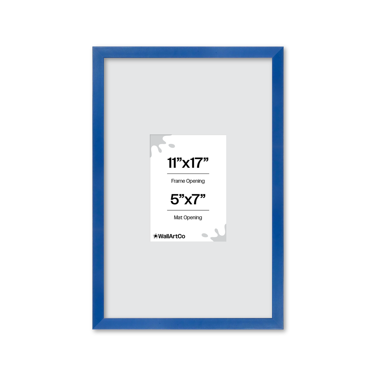 The Attention Grabber Blue Picture Frame