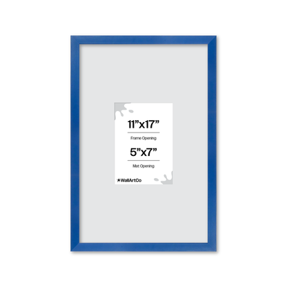 The Attention Grabber Blue Picture Frame