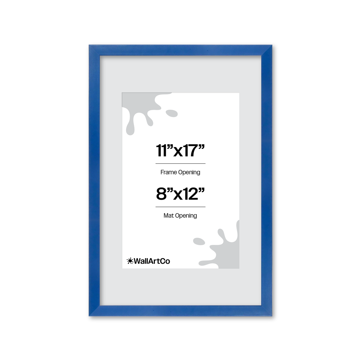 The Attention Grabber Blue Picture Frame
