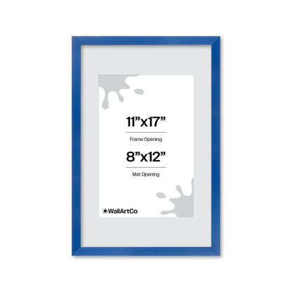 The Attention Grabber Blue Picture Frame