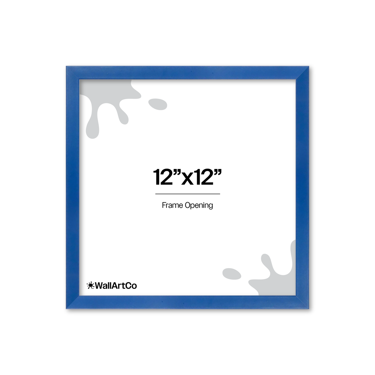 The Attention Grabber Blue Picture Frame