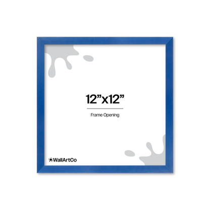 The Attention Grabber Blue Picture Frame