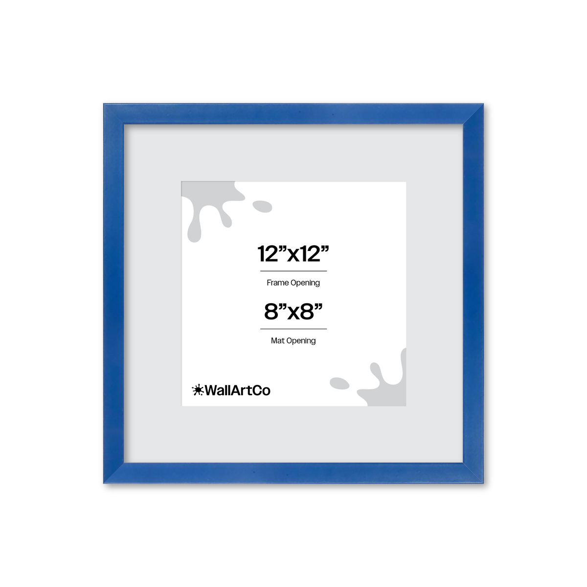 The Attention Grabber Blue Picture Frame
