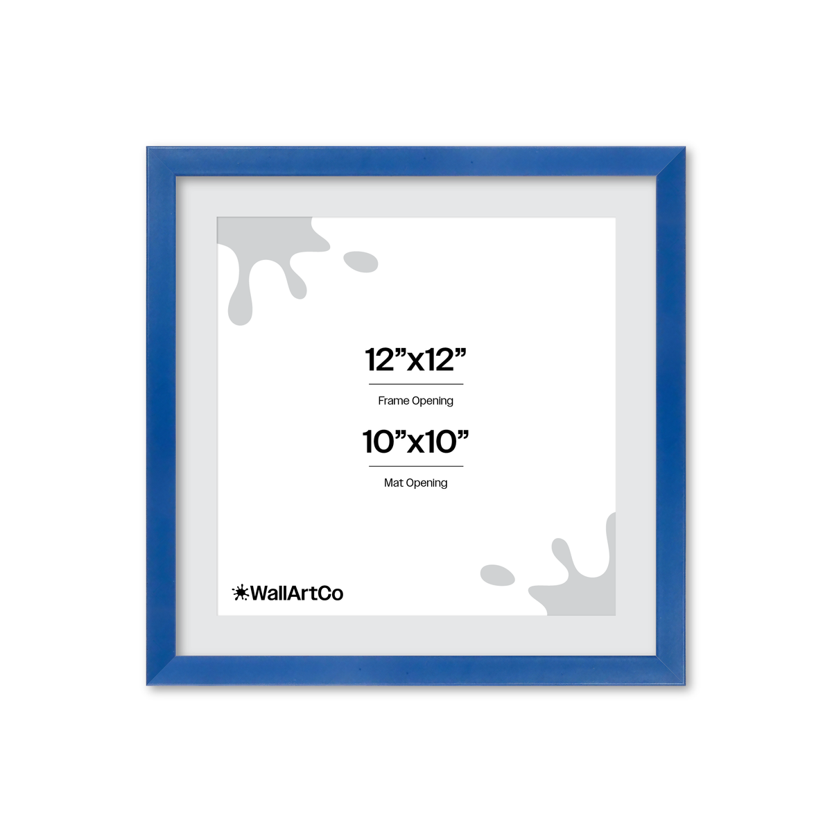 The Attention Grabber Blue Picture Frame