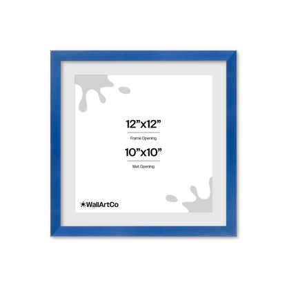 The Attention Grabber Blue Picture Frame
