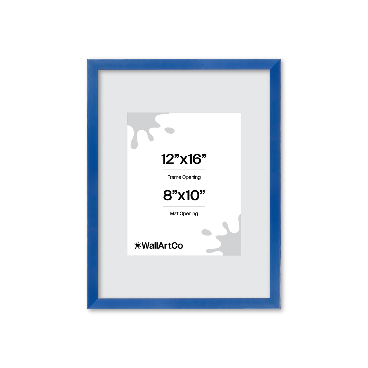 The Attention Grabber Blue Picture Frame
