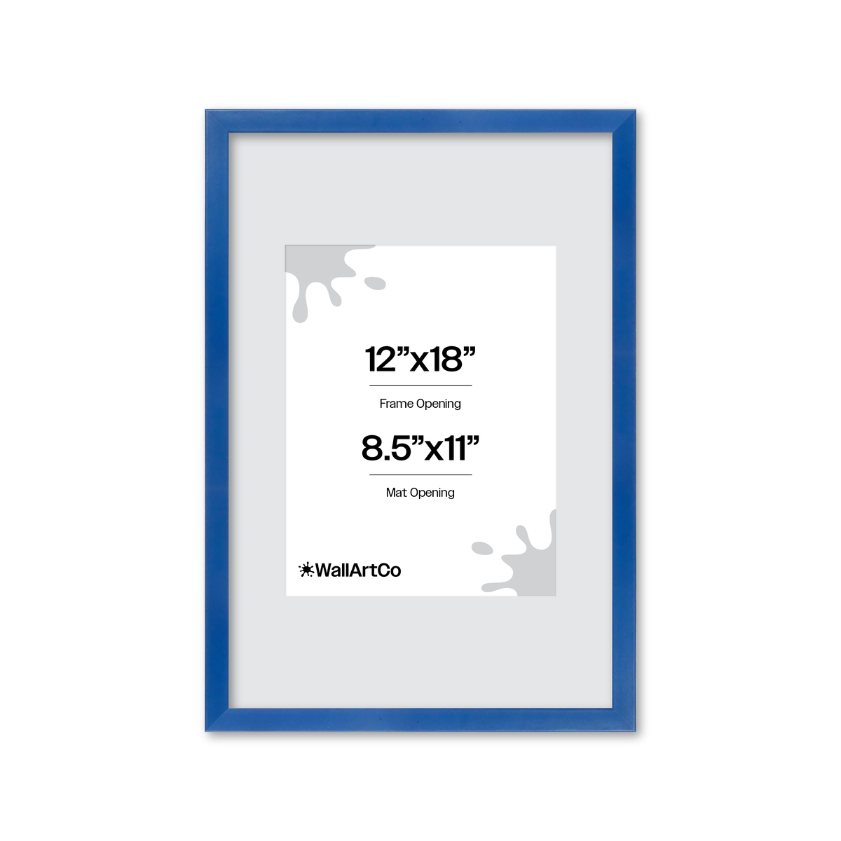 The Attention Grabber Blue Picture Frame