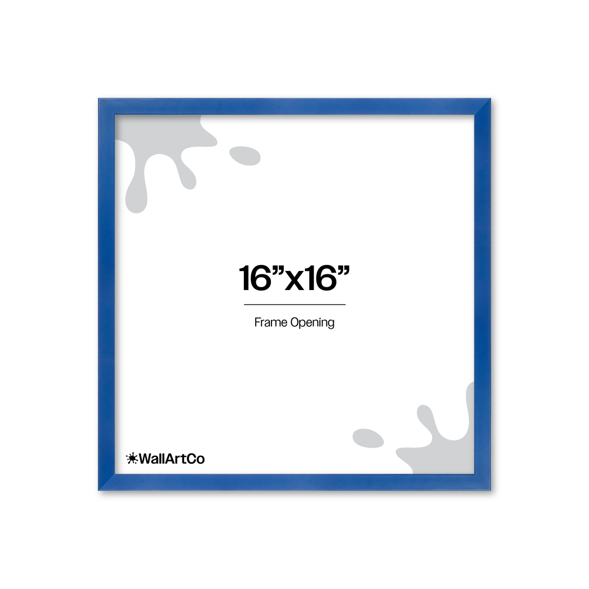 The Attention Grabber Blue Picture Frame