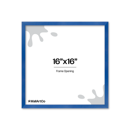 The Attention Grabber Blue Picture Frame